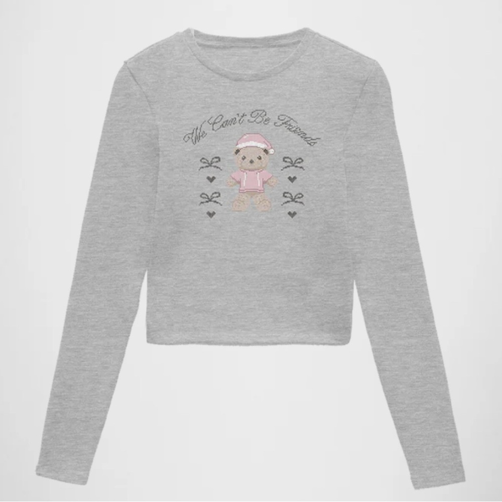 Ariana Grande Teddy Bear Long sleeve Tee 2XL‎